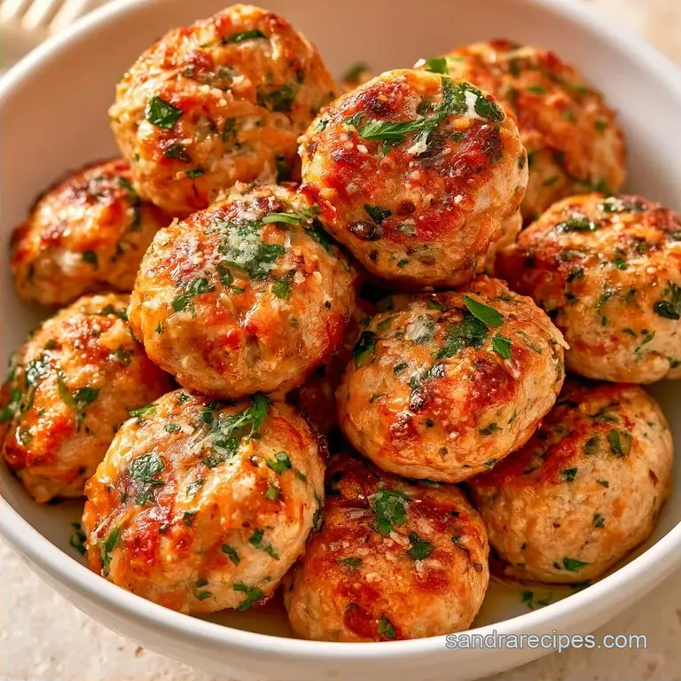 Tender Italian Turkey Meatballs