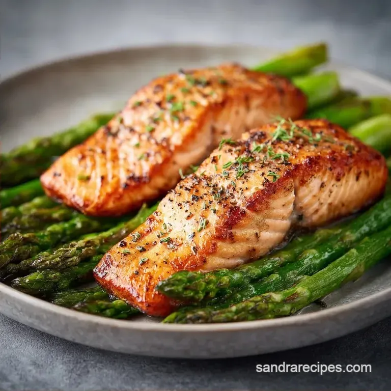 Healthy Sheet Pan Salmon and Asparagus